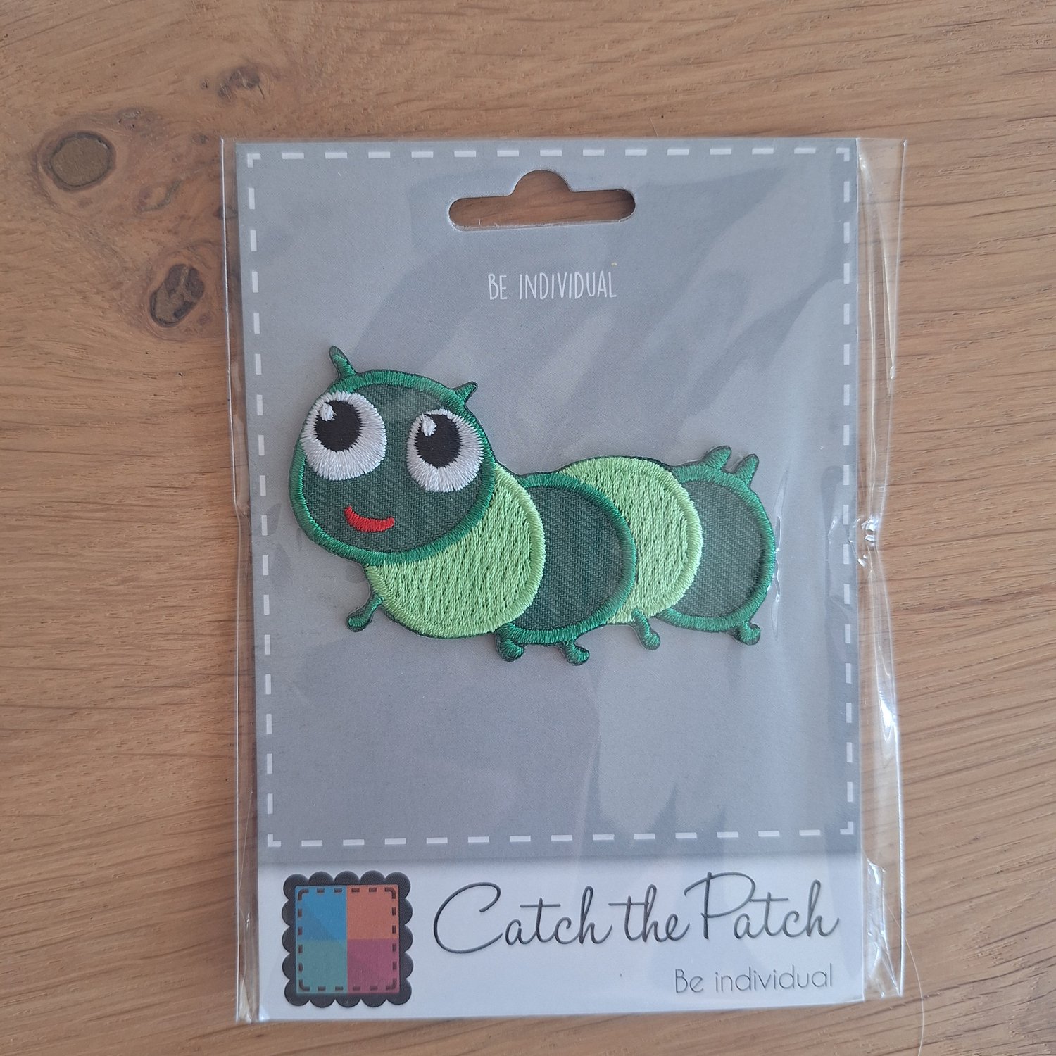 Rups strijkembleem - Iron-on Patch - Strijkapplicatie