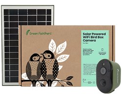Wifi nestkast camera op zonne-energie