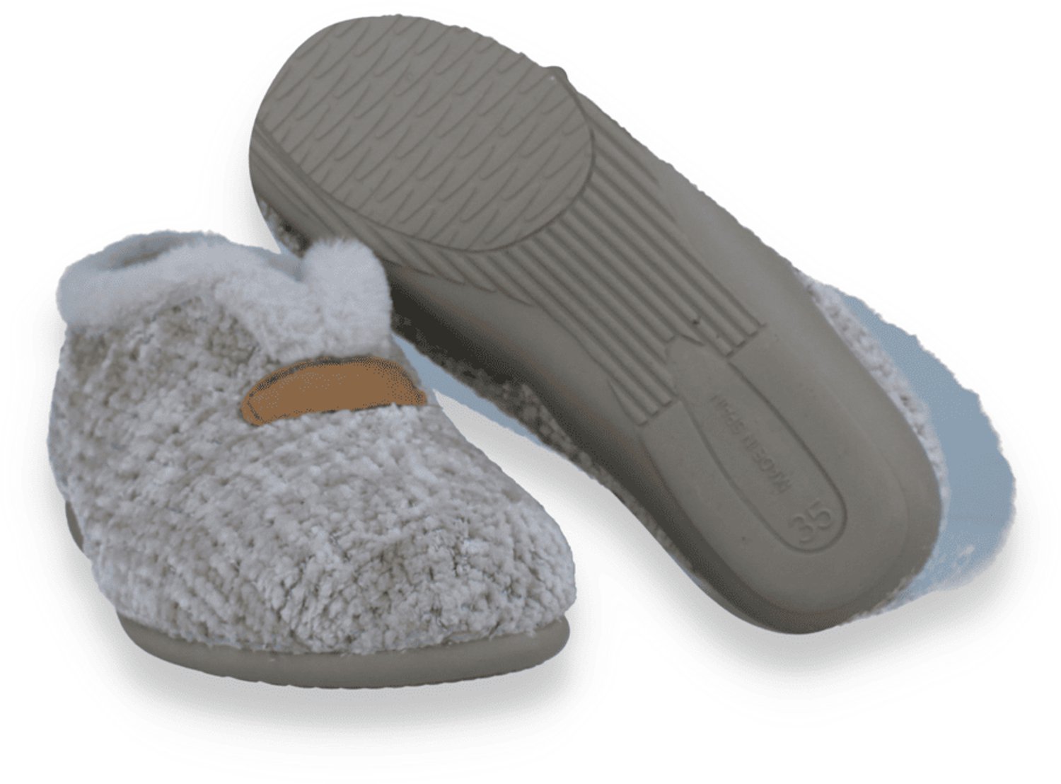 Comfort Plus Dames Pantoffel | Beige | Maat: 39