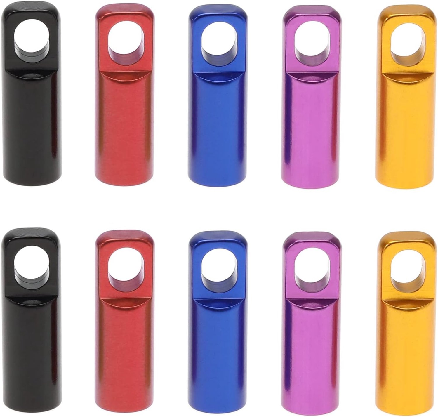 10x Presta Ventieldopjes Aluminium met Ventielkern Tool - Diverse Kleuren