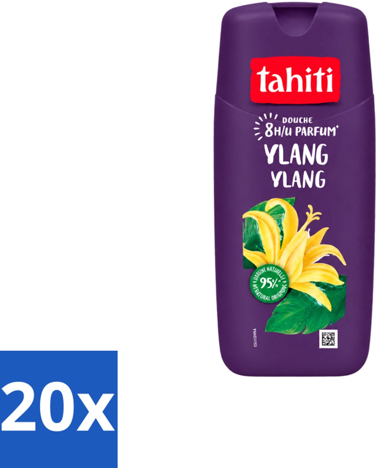 20 x Tahiti – Douchegel – Ylang Ylang - 315 ml - Voordeelverpakking - 20 stuks