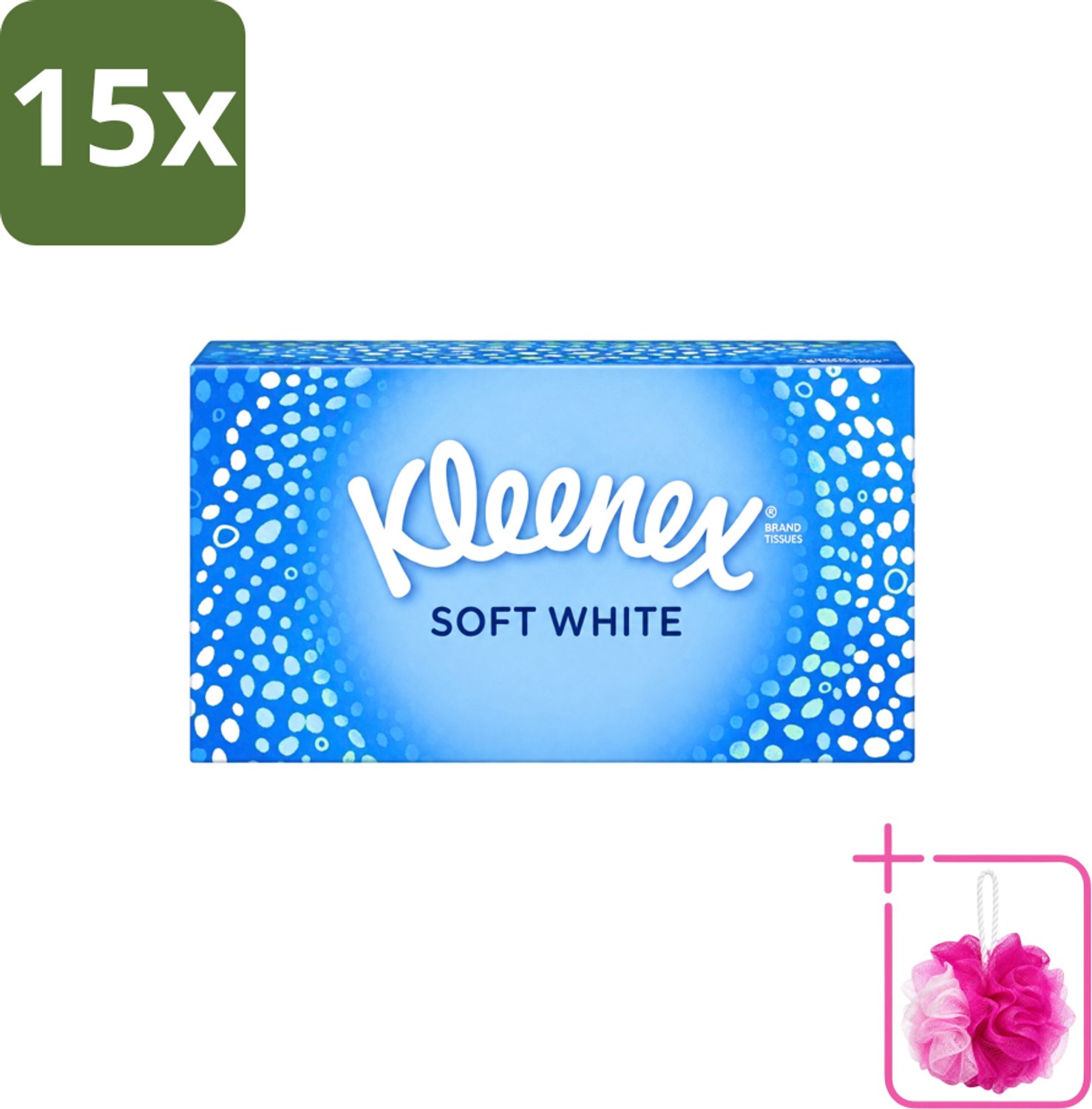 15 x Kleenex - Tissues - Soft White - 70 Tissues - Bulkverpakking - Kleenex Tissues - Douchemop - Tissue