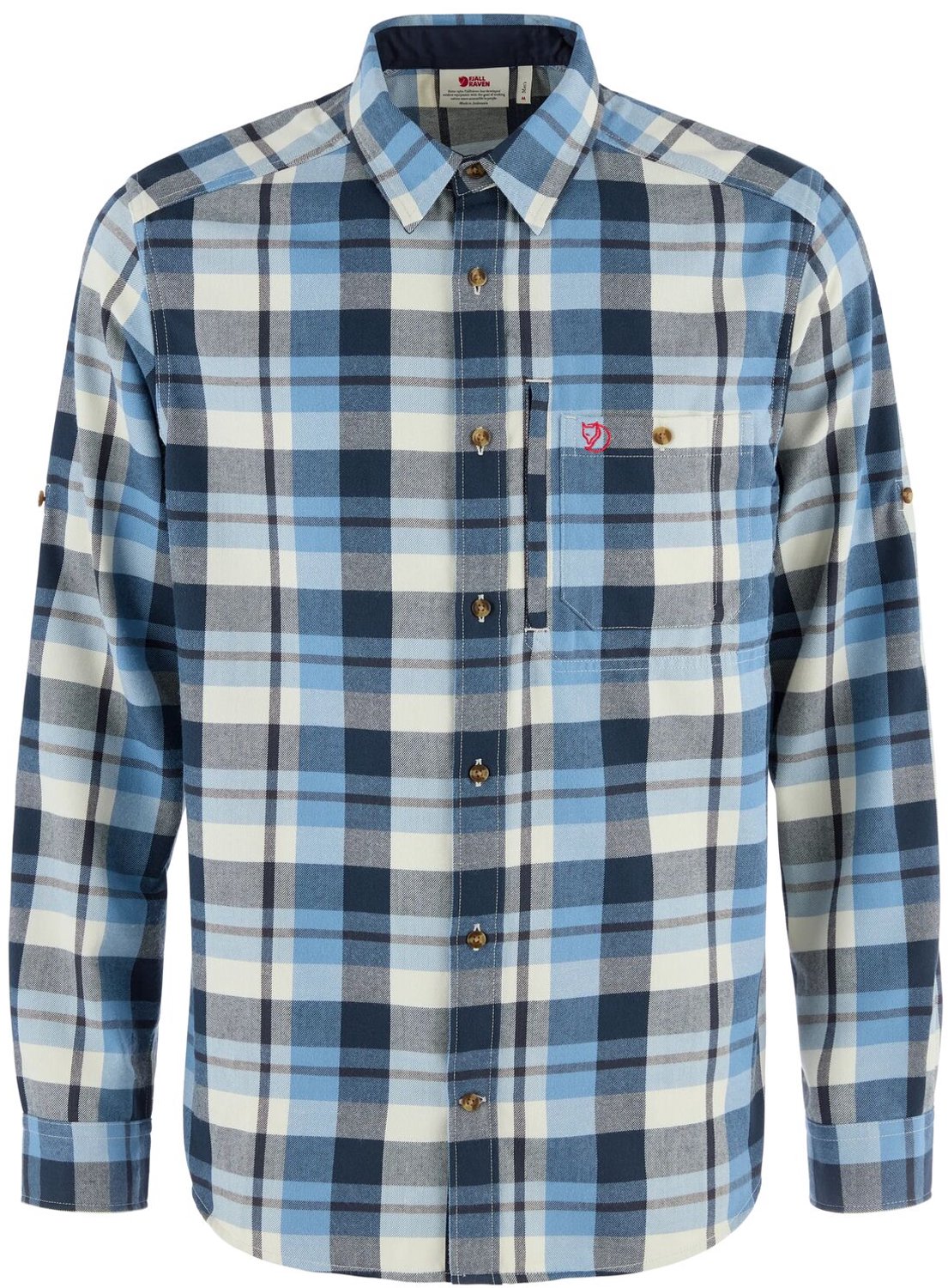 Fjallraven Fjallglim Shirt Men - Blouse - Heren - Dawn Blue/Chalk White - Maat XL