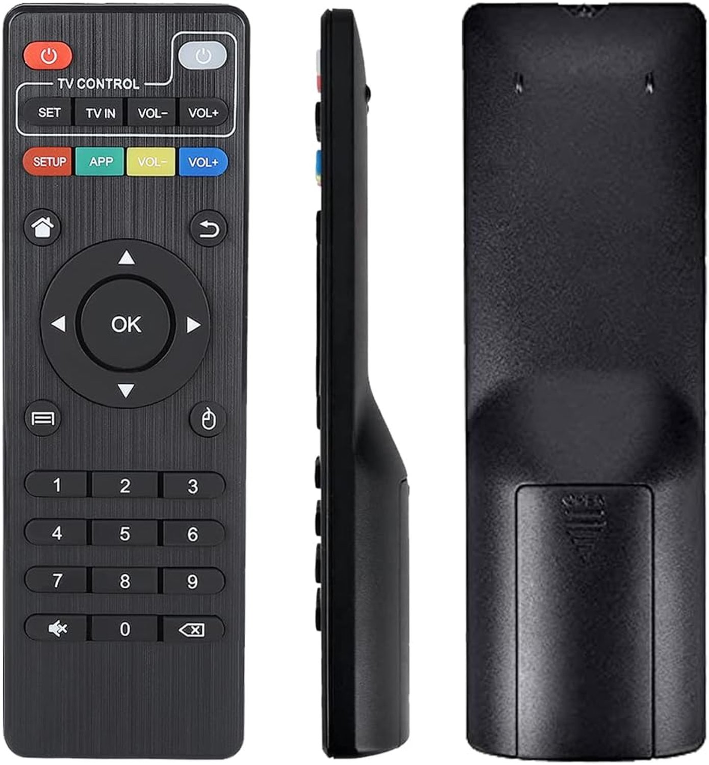 Afstandsbediening controller, compatibel met MXQ/MXQ Pro/M8/M8C/M8N/M9C/M10/T95M/T95N/T95X/MX9/H96/X96mini, geen programmering of koppeling nodig