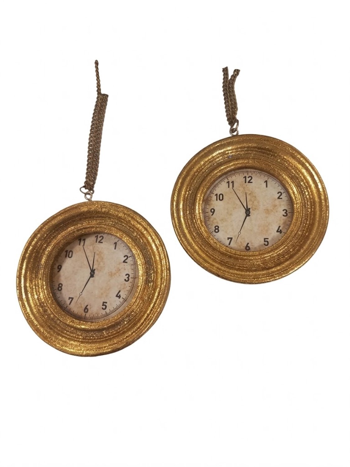 Goodwill - Klok - Goud - Diam. 8 cm - per 2 stuks