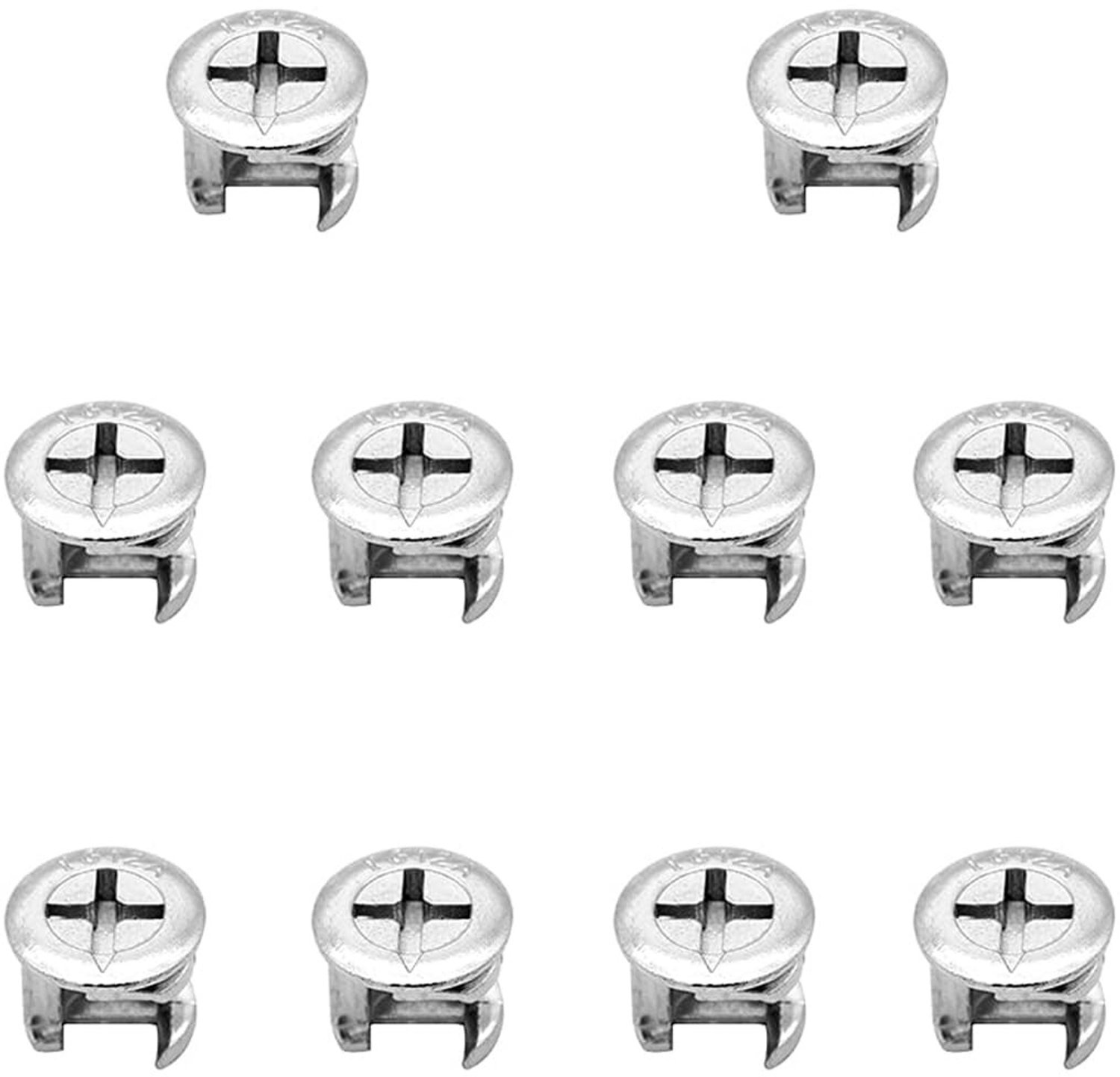 Meubelverbinder 10 Stuks - Nokkensluitmoer - Gewrichtverbinder - Vergrendelingsmoer - Excentrisch - Meubelverbinding
