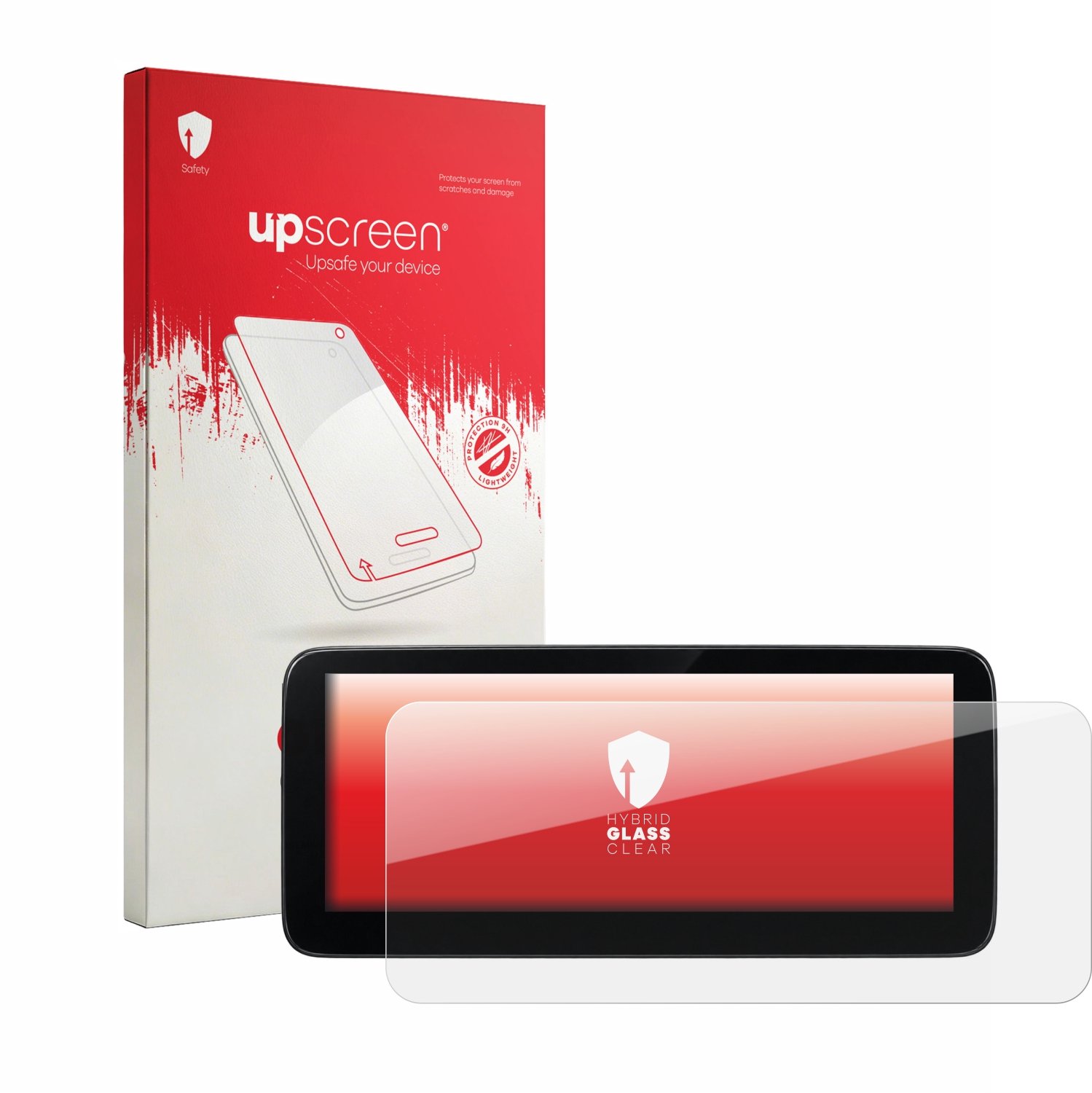 upscreen - Screenprotector voor Mercedes-Benz V-Class W447 2019-2024 MBUX 10.25" - Folie Beschermfolie Beschermglas transparant