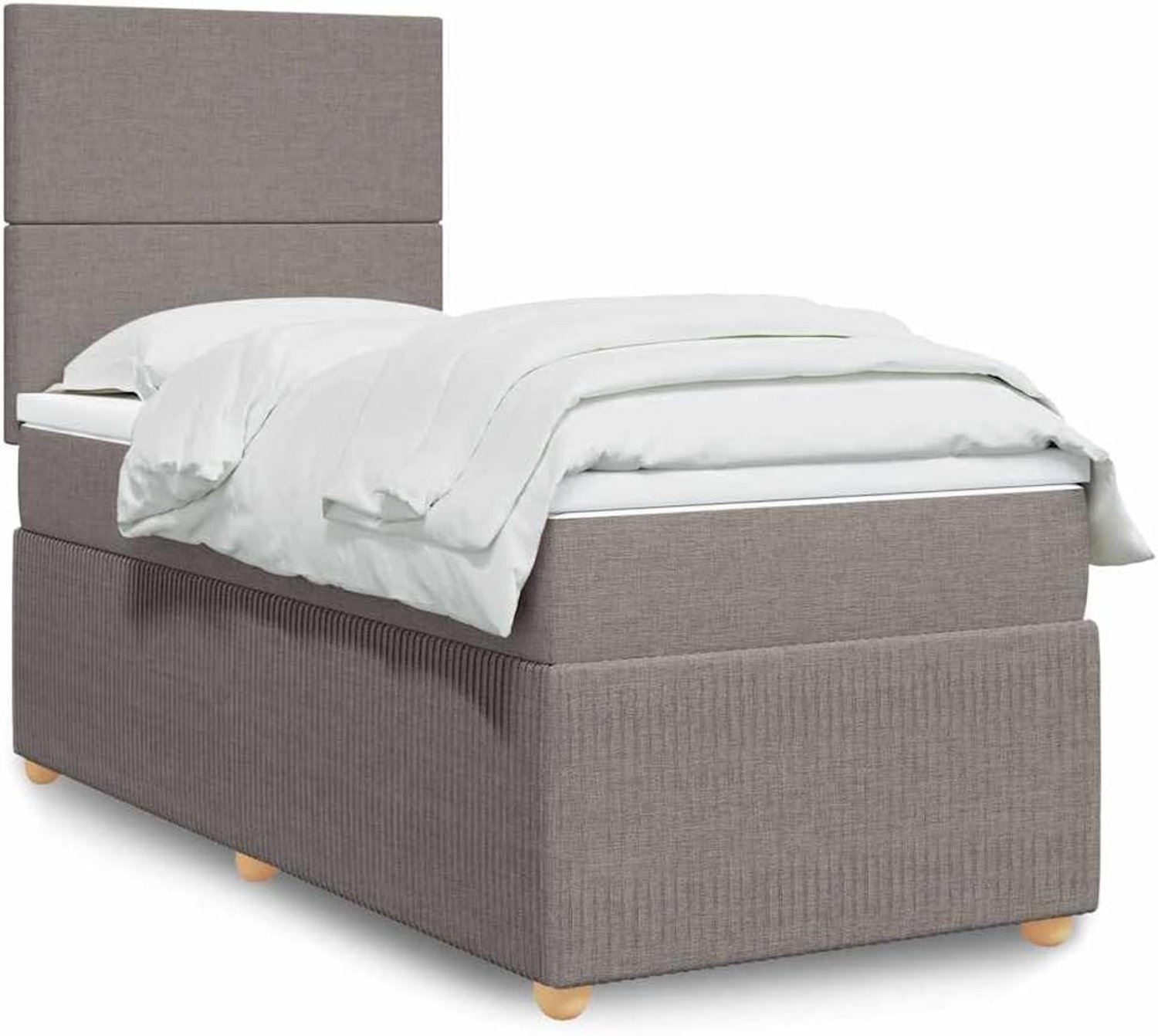 Pocketveringmatras Boxspringbed Taupe 100x200 cm