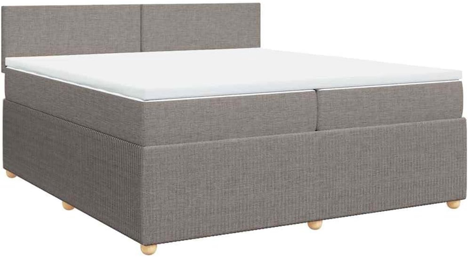 Hoesbed verstelbaar hoofdbord Crème 160x200 cm