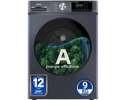 CHiQ CFL90-14586IM3XA - Wasmachine - 9 KG - Space Pro - 16 programma's - AI Smart - Stoomwassen & Quick Wash - 12 jaar garantie op motor - Energieklasse A