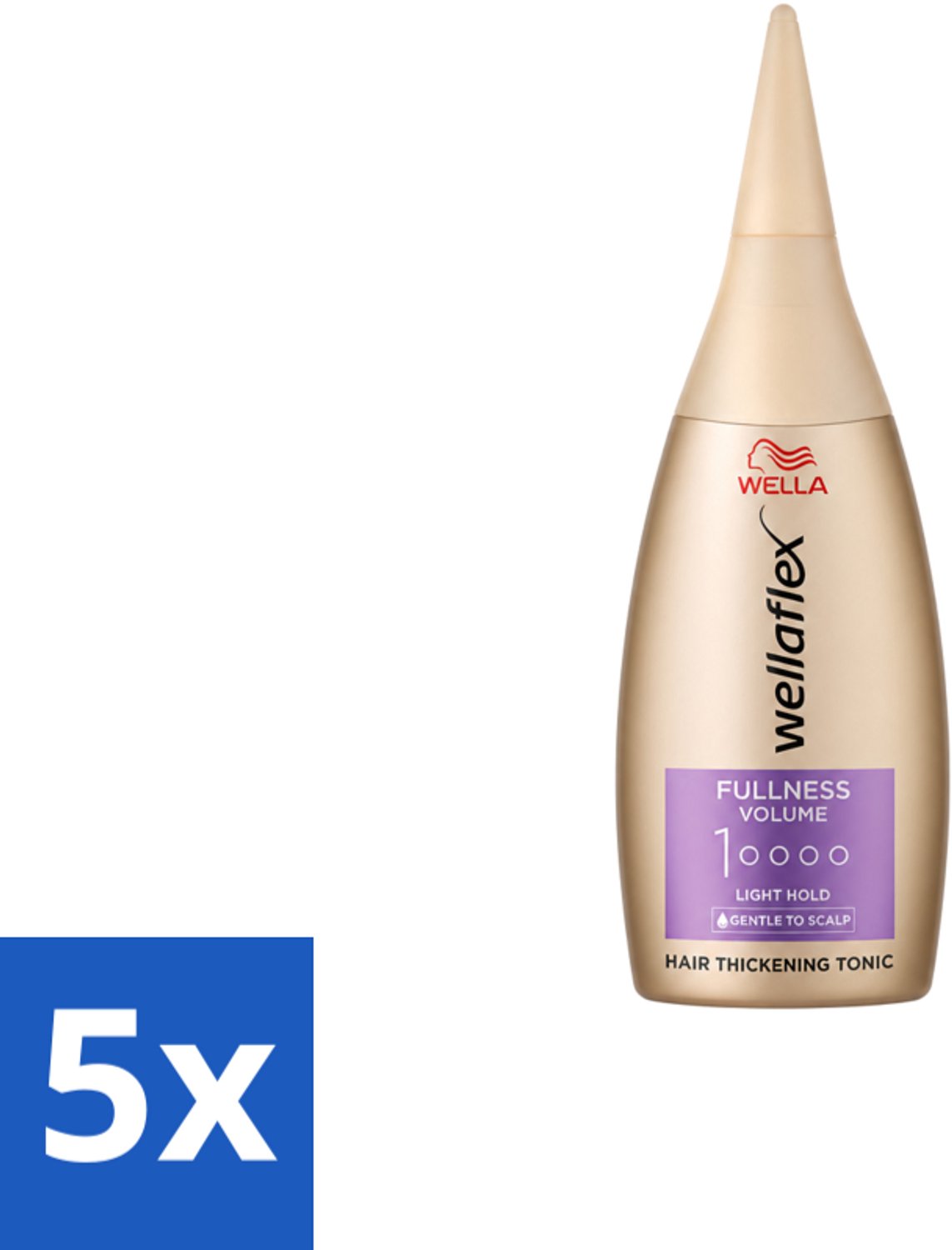 5 x Wella – Flex Fullness Volume – Haar Tonic – 100 ml - Voordeelverpakking - 5 stuks
