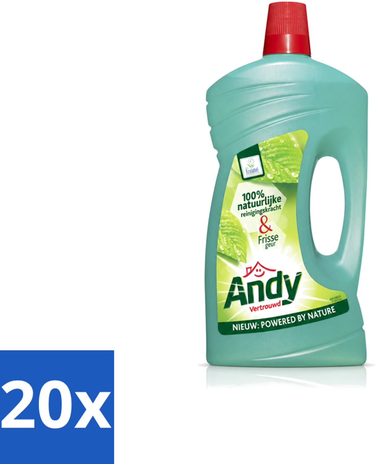 20 x Andy - Vertrouwd - Allesreiniger - Fris & Vertrouwd - 1L - Voordeelverpakking - 20 stuks