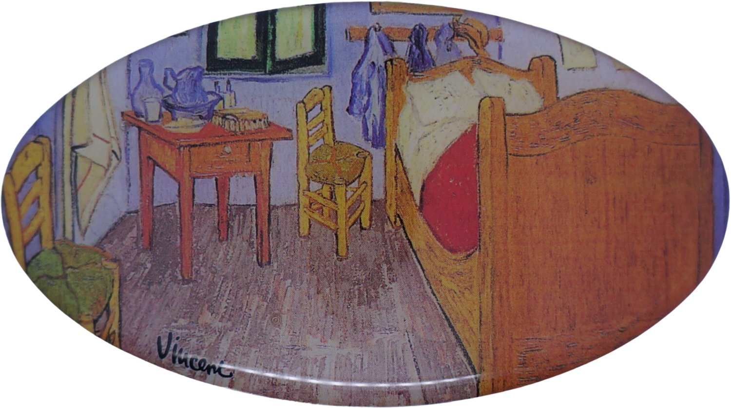 SOUV© - solide stevige duurzame Haarspeld - Haarklem - Haarclip - French barette - Patentspeld- Haaraccessoire - Beste kwaliteit - made in France speld - klemt zeer goed - glijdt niet uit -1 jaar garantie vincent van gogh