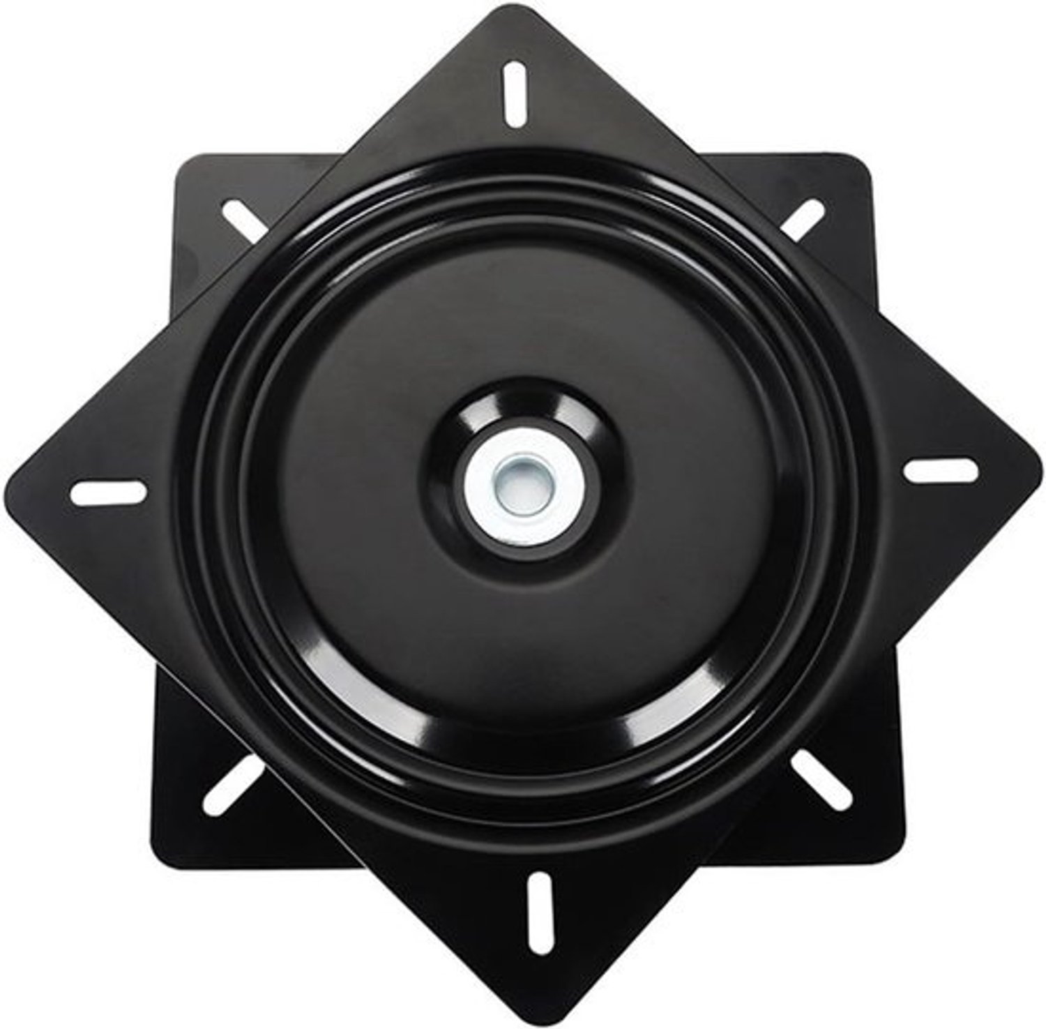 Draaibare tafelplaat - Meubeldraaiplateau - Meubels verplaatsen - Verborgen onder meubels - 8 inch - Zwart