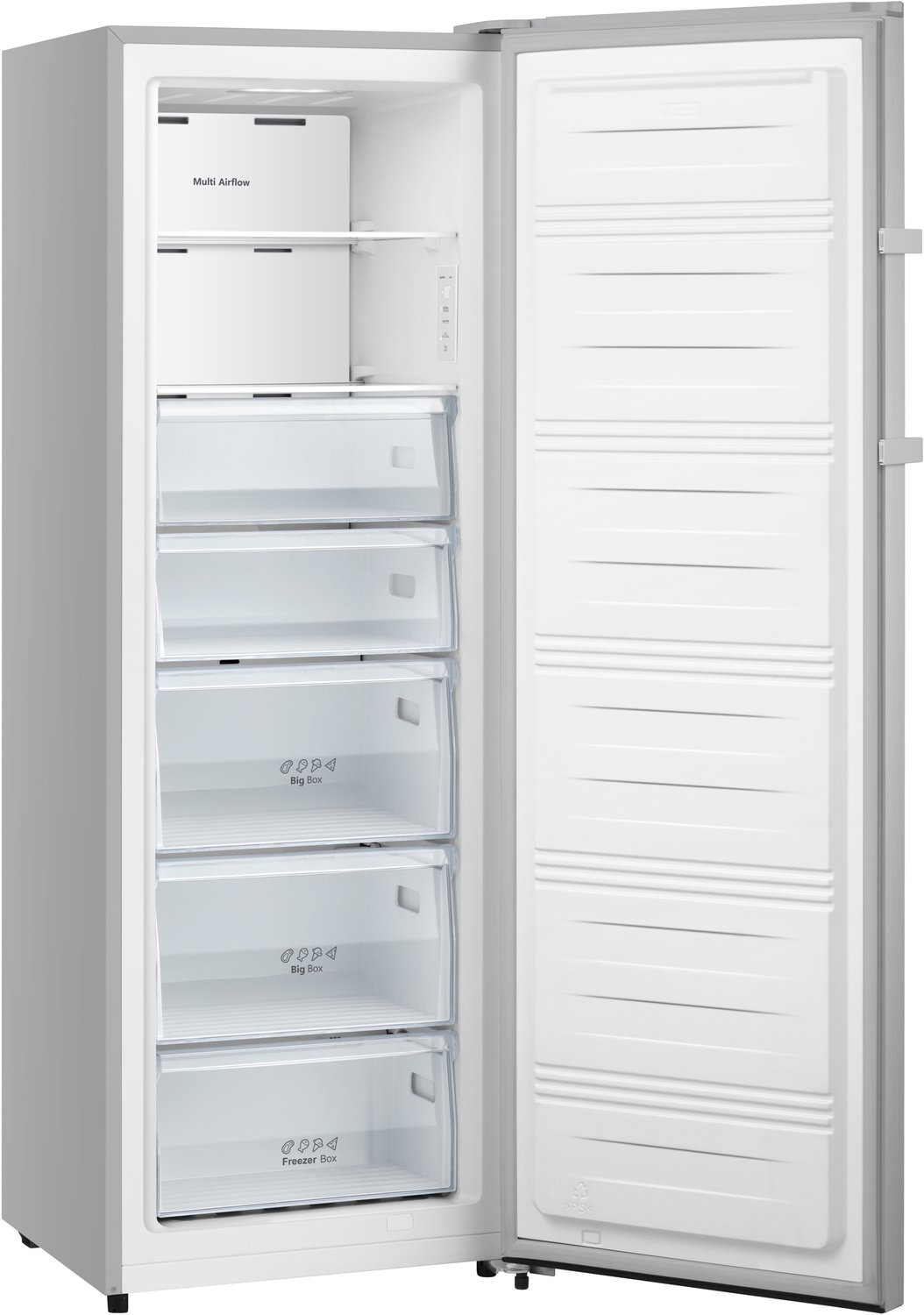 Lincoln Prestige PFV24FCI - Vrijstaande Diepvrieskast - 240L - No-Frost - Energieklasse C - RVS Look - 172 cm Hoog