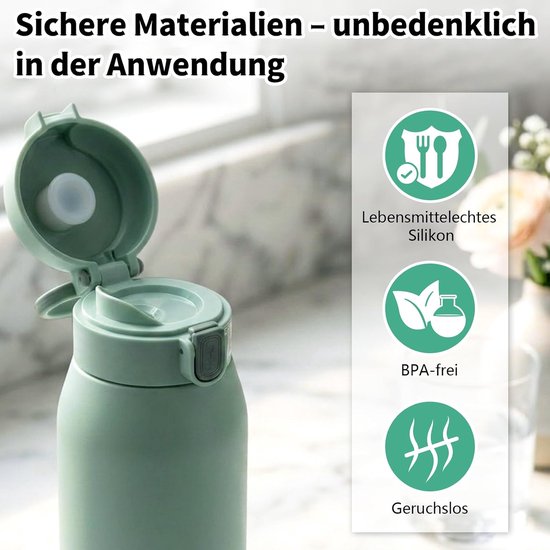 Flessenwarmers accessoireset, siliconen lekbescherming, stop en afdichtringen, compatibel met Momcozy 500 ml, draagbare babyflessenwarmer, BPA-vrij — afbeelding 5