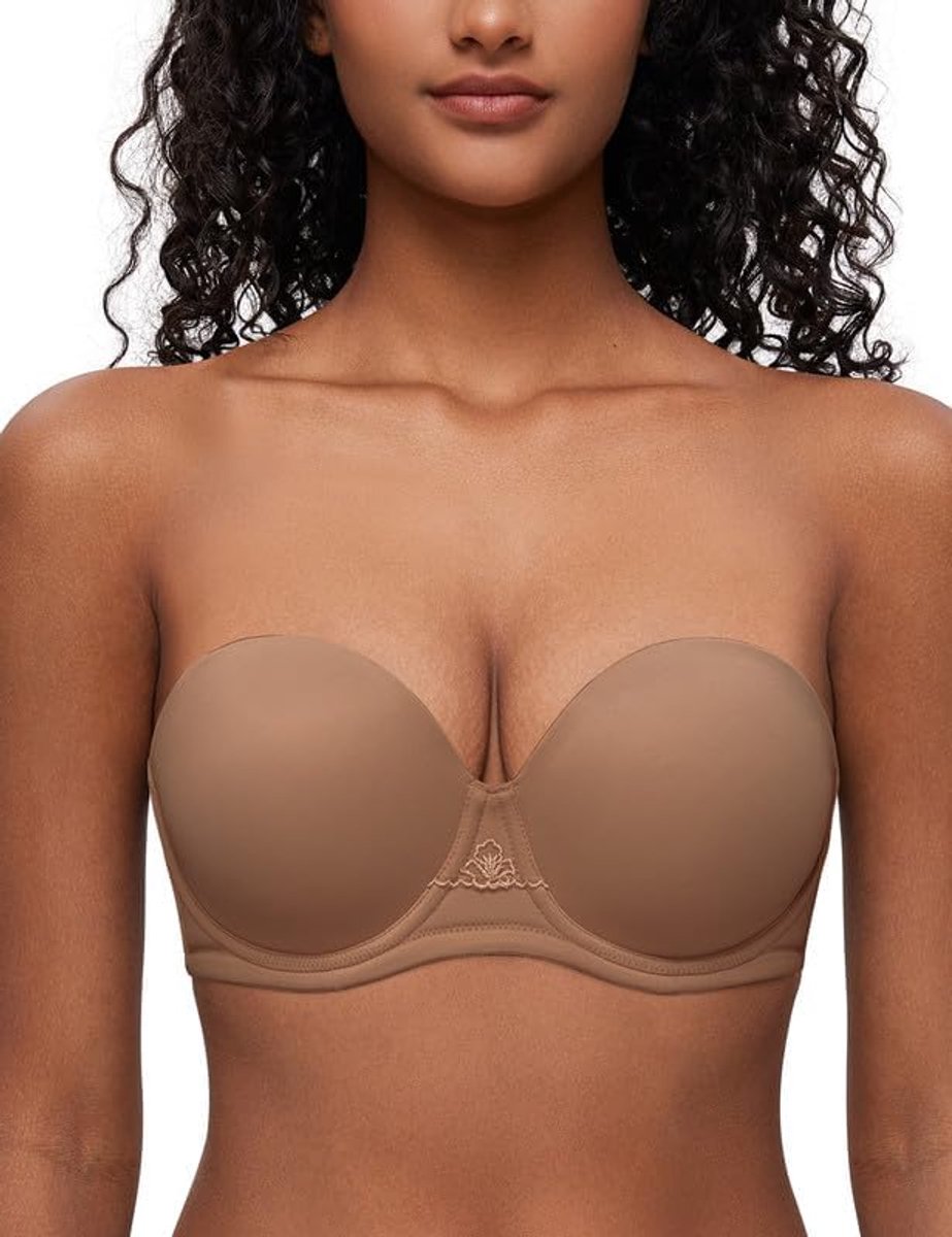 Strapless BH Voor Dames Super Push-Up Extreme BH Grote Maten Met Beugelvorm Comfortabel Meerweg Strapless BH Sterke Ondersteuning