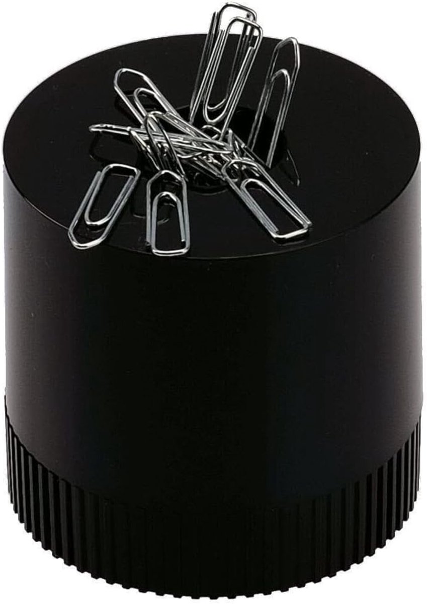 211.01 clipdispenser Clip-Boy 2000 70x70 mm zwart kunststof