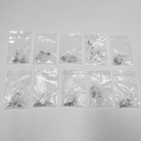 10Packs strip licht montagebeugels, elk pakket bevat 5 stuks transparante bevestigingsclips en 10 stuks schroeven, bevestigd aan beide zijden, voor 8 mm brede strip lichten, totaal 150 stuks — afbeelding 5
