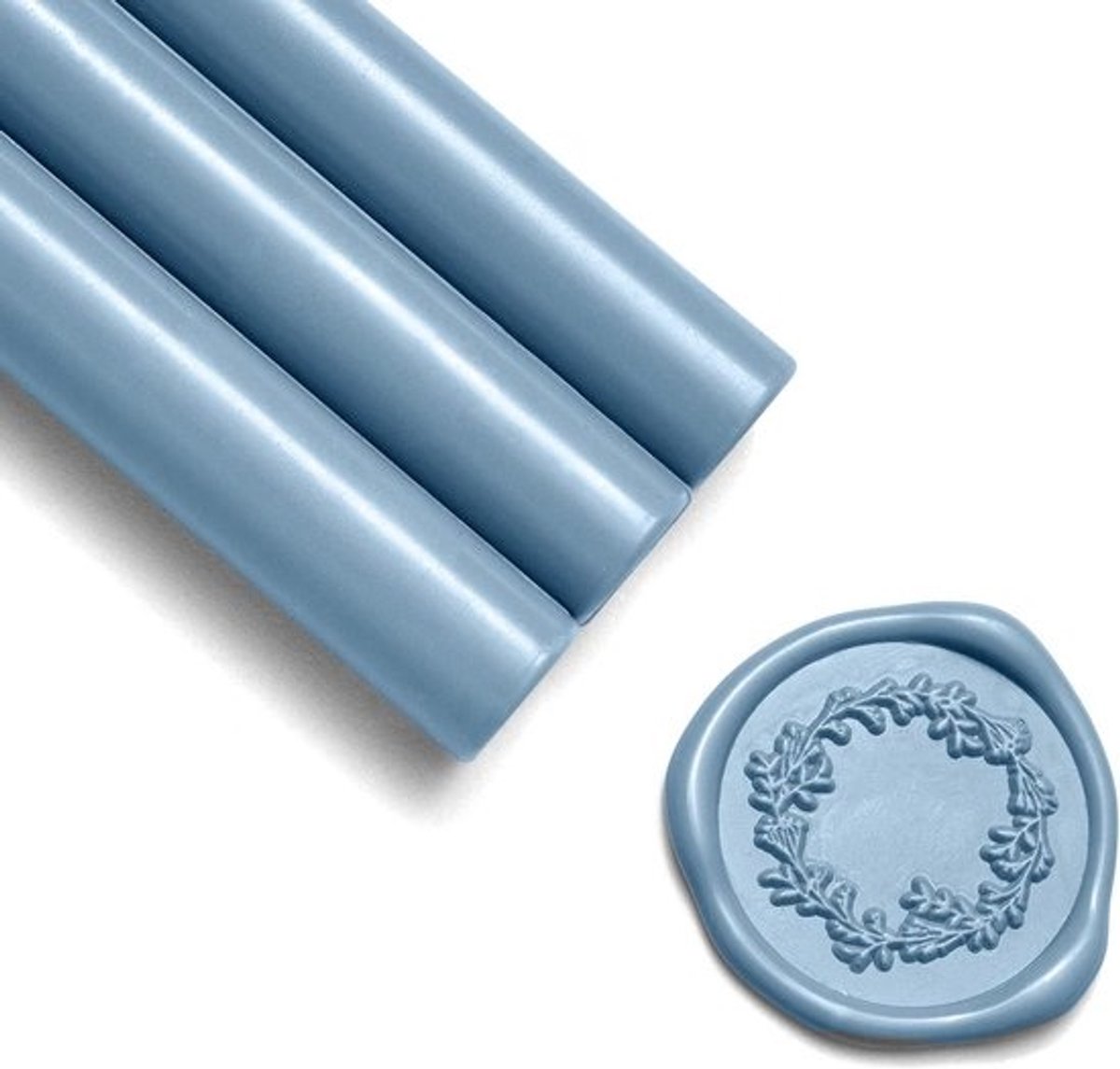 Mailable lijmpistoolwaxstaven - voor sealing stamps - Dusty Blue