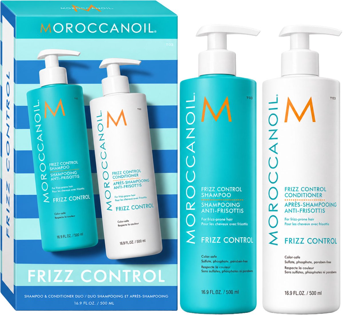 Moroccanoil – Frizz Control Shampoo & Conditioner – 2x500 ml