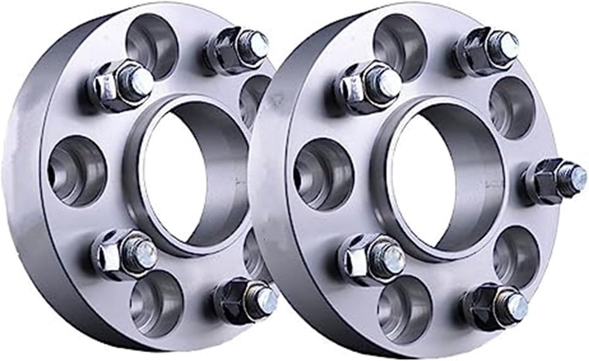 2 stuks 7075-T6 Aluminiumlegering Wielafstandhouders PCD 5x108 CB 63,4 mm M12 * 1,5, for Jaguar, XJ XK XF, for X-TYPE, for S-TYPE Wielafstandhouders Wielafstandhouder voor auto