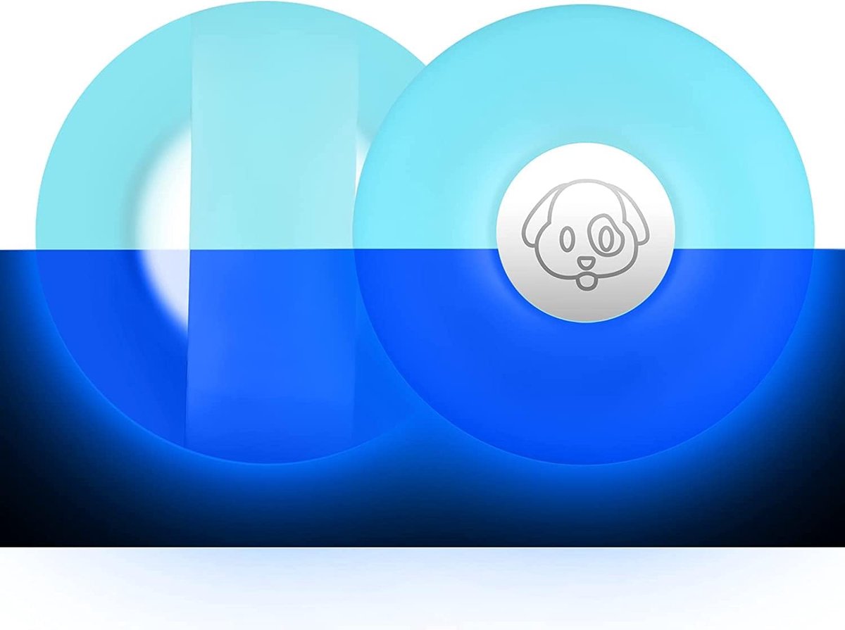 Compatibel met Airtag Pet halsband, siliconen beschermhoes voor Airtags, anti-Lost Locator beschermhoes voor Airtag hondenhalsband
