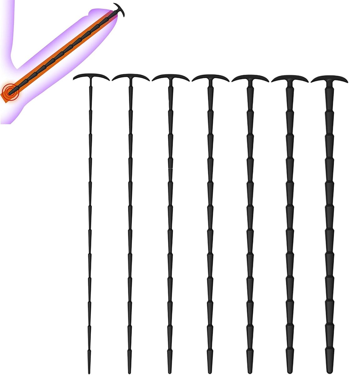 300mm Penis Plug Silicone Urethral Dilator Set SM Male Stimulation Urethra Toy Training Prostate Massage Catheter Sex Toys
