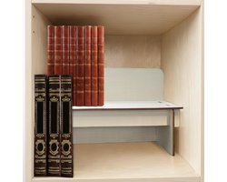 Book Riser insert compatibel met Ikea Kallax Storage Unit, Inserts Planken voor Verbeterde Boekenorganisatie, (1 stuks)