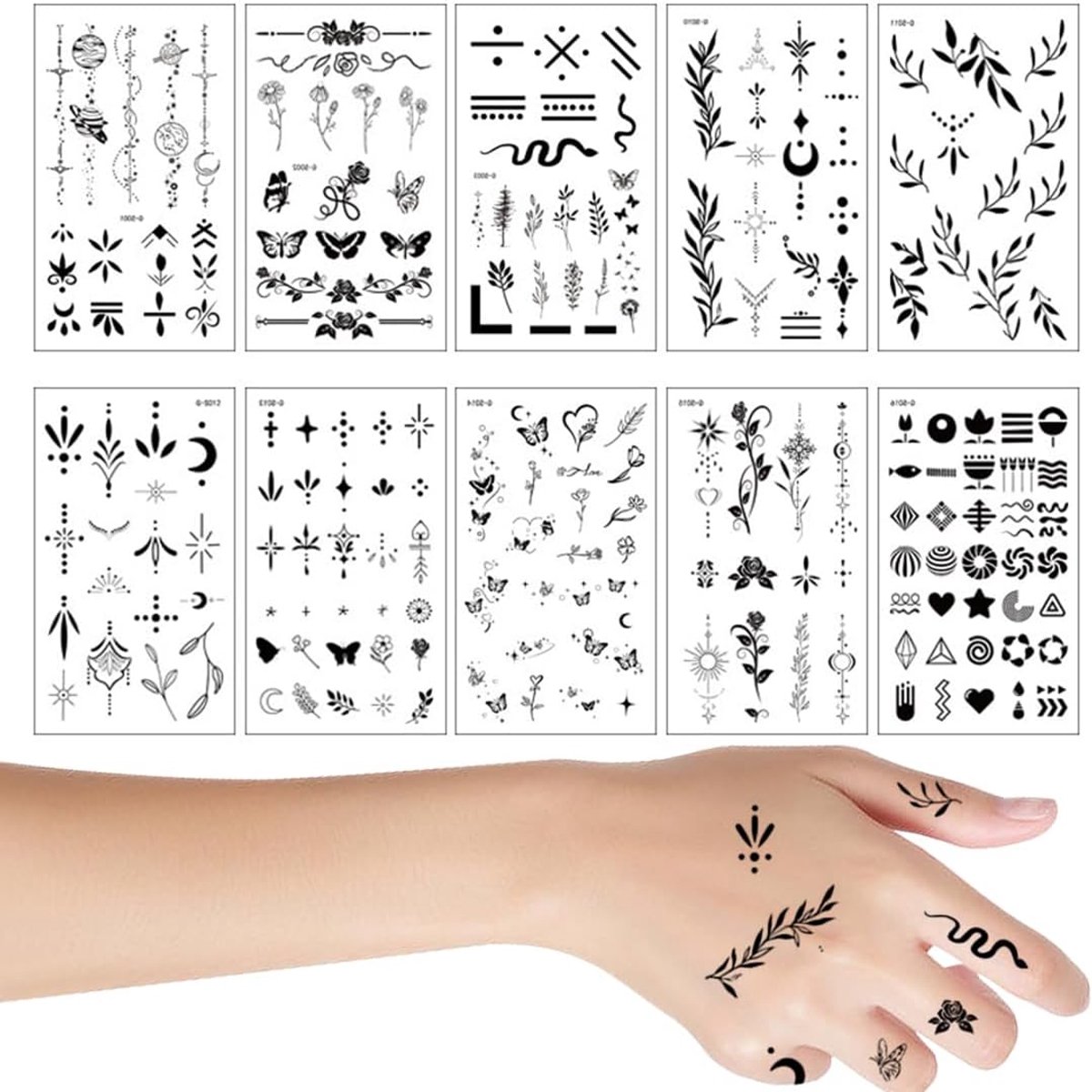 Tijdelijke kleeftatoeages voor volwassenen, waterdichte tatoeages, meisjes, arm, tatoeages, stickers om op te plakken, vrouwen, dames, kinderen, mannen