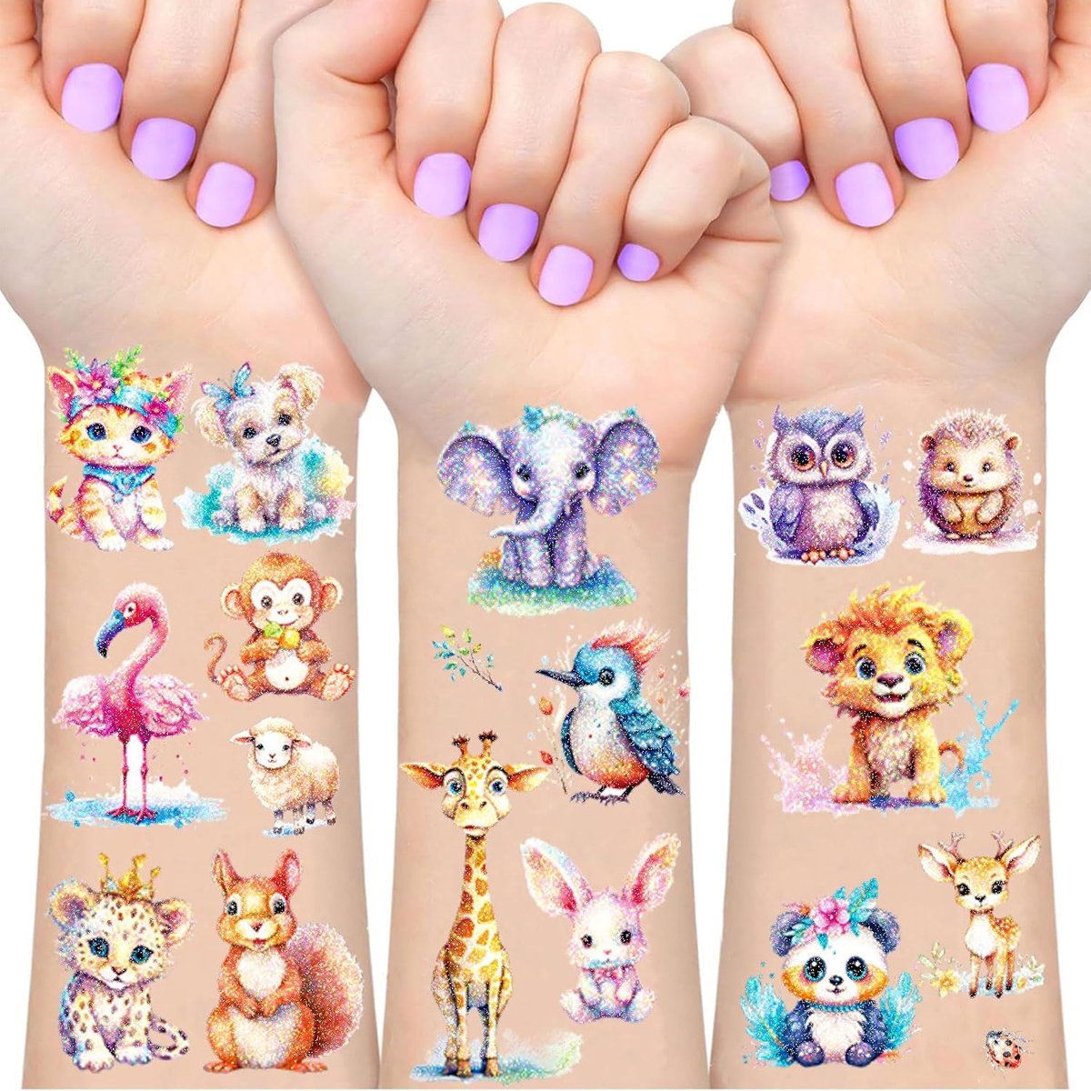 Tijdelijke Tatoeages voor Kinderen, Waterdichte Nep Tatoegeringsreeks Met, Temporary Tattoo, Tatoeagestickers voor Gongens en Meisjes