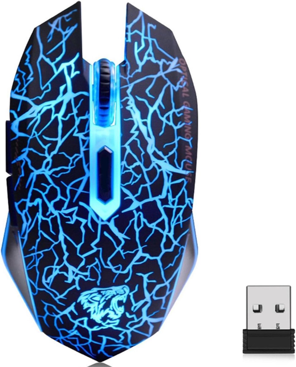 M2 draadloze muis, oplaadbare ergonomische gamingmuis, zwart