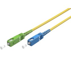 Goobay Glasvezelkabel (FTTH), Singlemode (OS2) Yellow, geel (Simplex), 5 m