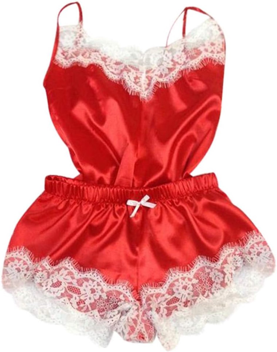 Lingerie Dameslingerie Sexy kanten lingerie jurk nachthemd dames pyjama ondergoed set