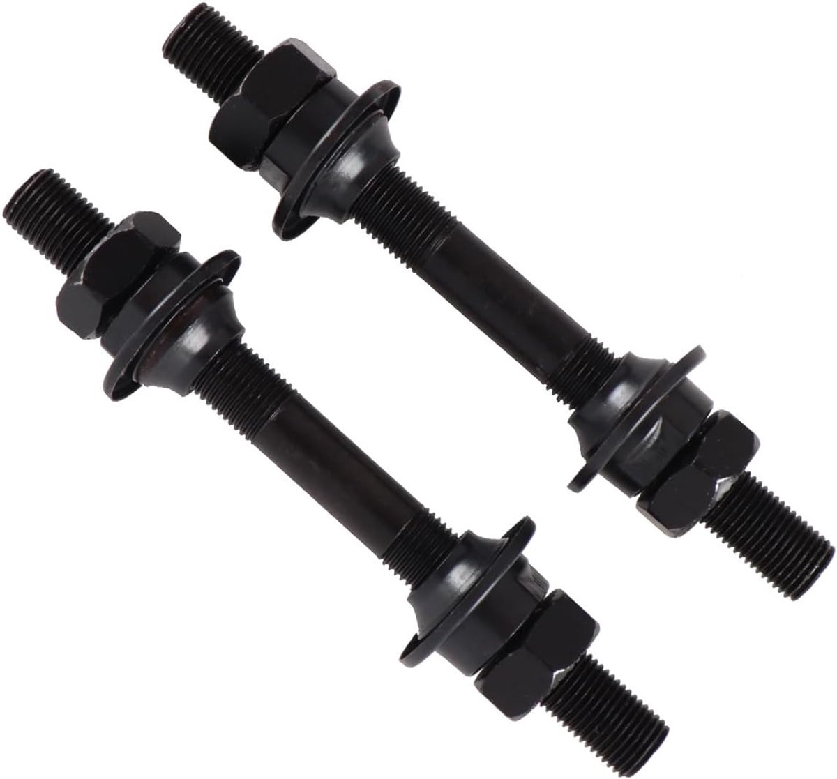 2 stuks fietsnaafas naafas-fietswielspindel holle snelspanner voor MTB racefiets mountainbike vooras
