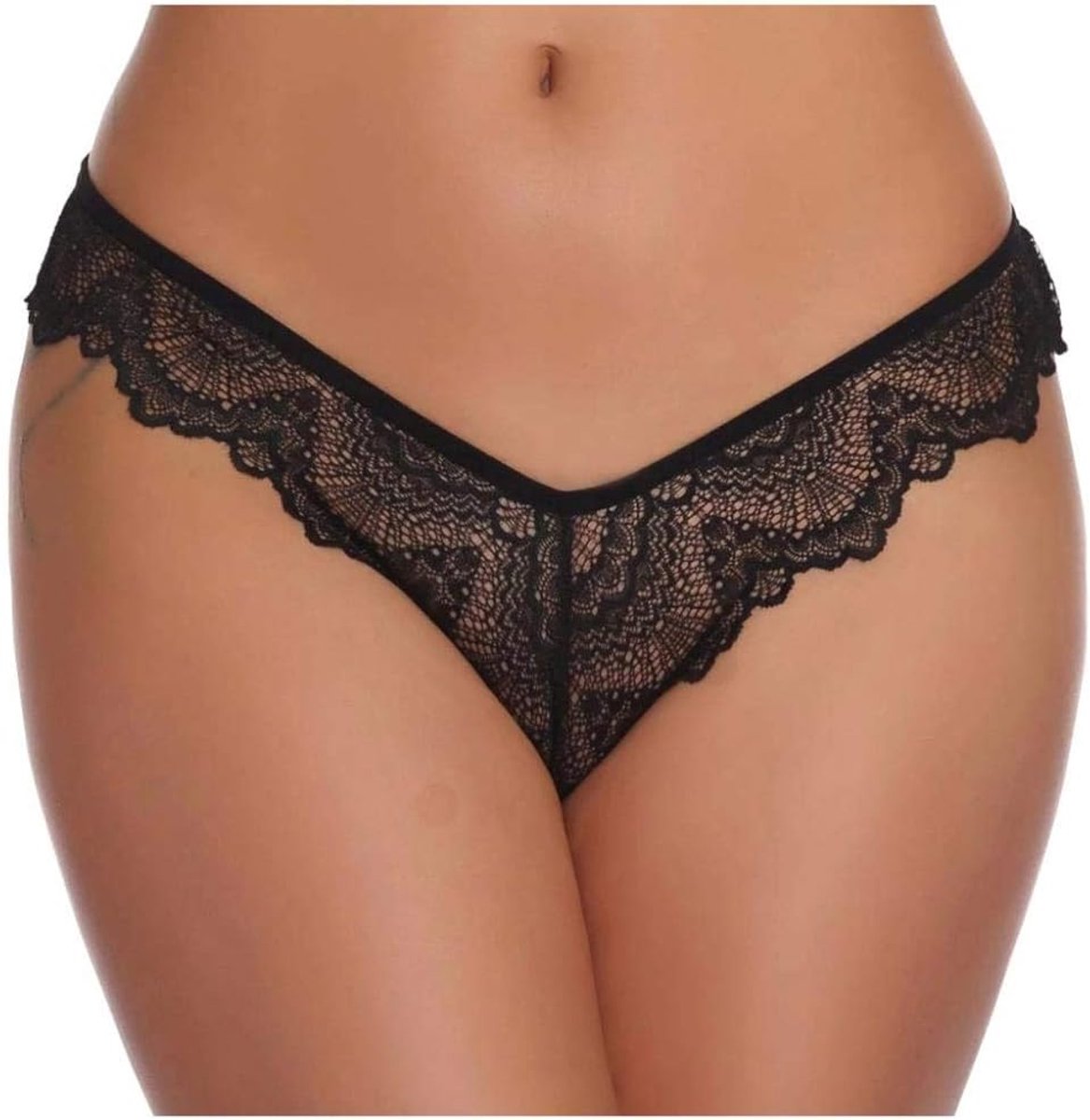 Lingerie & ondergoed Porno Erotische Vrouwen Lingerie Slipje Ondergoed Holle Verleiding Kant Sexy Onderbroek Dames Nachtkleding