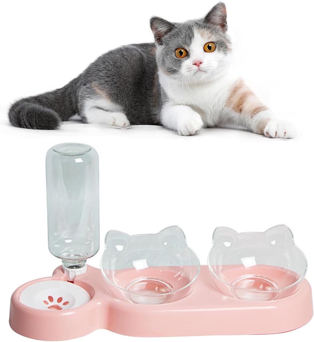 Set met waterdispenser, 2-in-1 (roze)