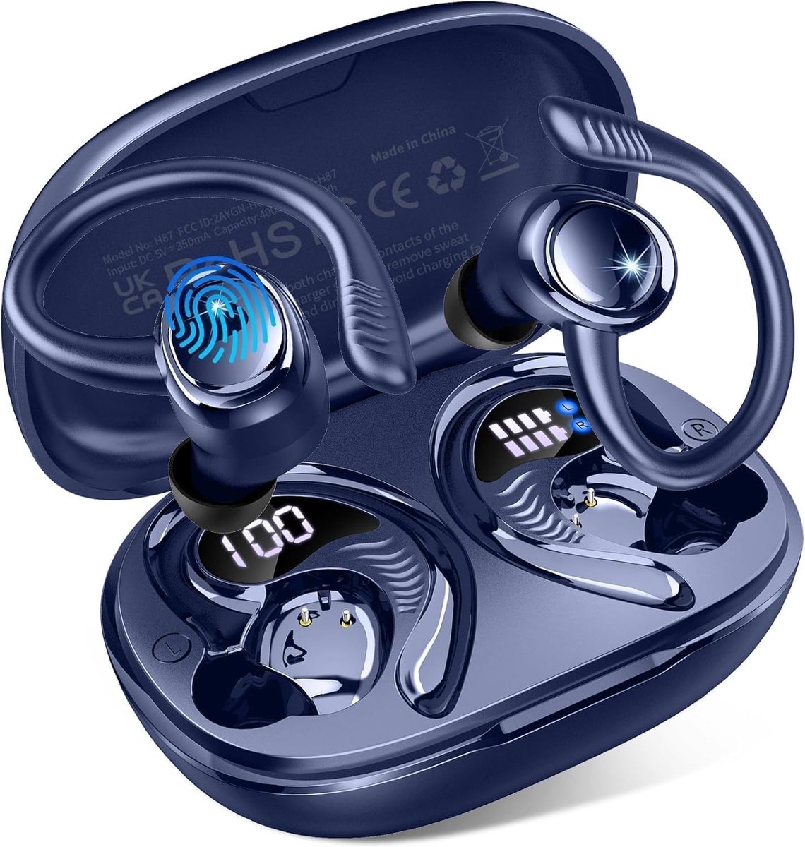 Bluetooth 5.4 hoofdtelefoon, in-ear hoofdtelefoon, draadloos, Bluetooth IPX7, L214 - ShopVlot