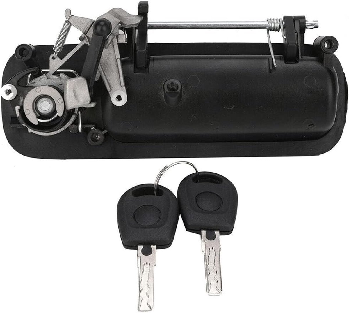 Door Handle Trunk Tailgate with 2 Keys Lock Cylinder Compatible with VW GOLF 4 LUPO SEAT AROSA 1997-2006 1J6827565B - ShopVlot