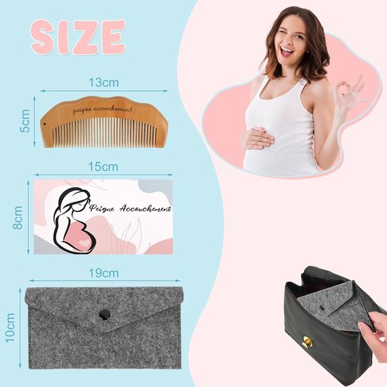 birth comb,weëenkam,birth comb,wooden comb - ShopVlot — afbeelding 5