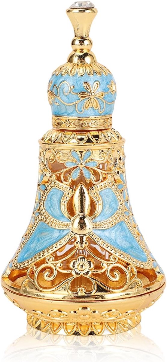 Parfumfles - Midden-Oosterse stijl - Vintage emaille vlinderpatroon - Elegant en hervulbaar - ShopVlot