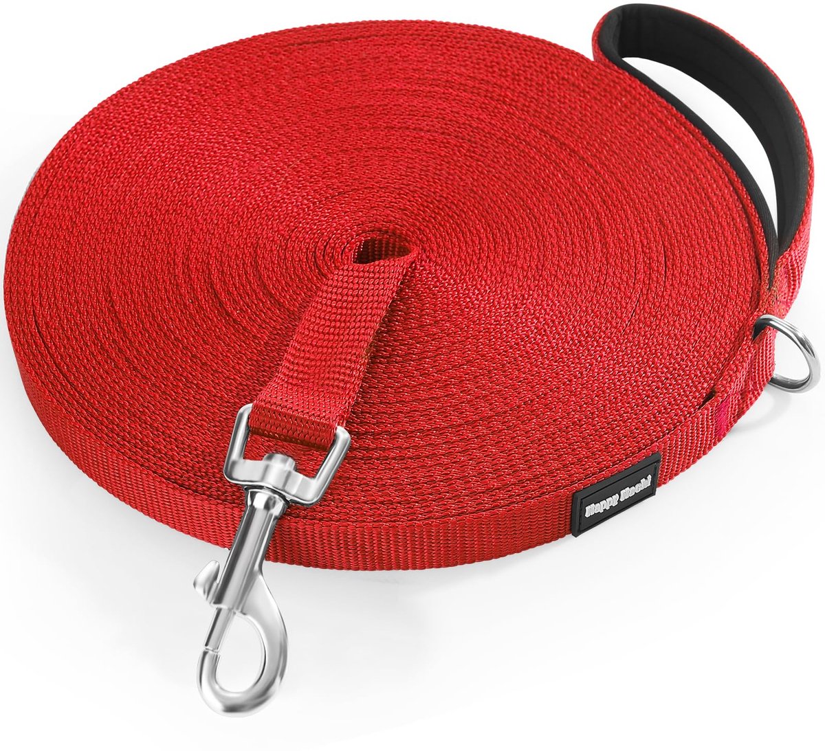 HAPPY HACHI hondentrainingslijn 3m, extra lange riem hondenriem, sterke nylon hondentrainingsriem voor terugroepactie - ShopVlot