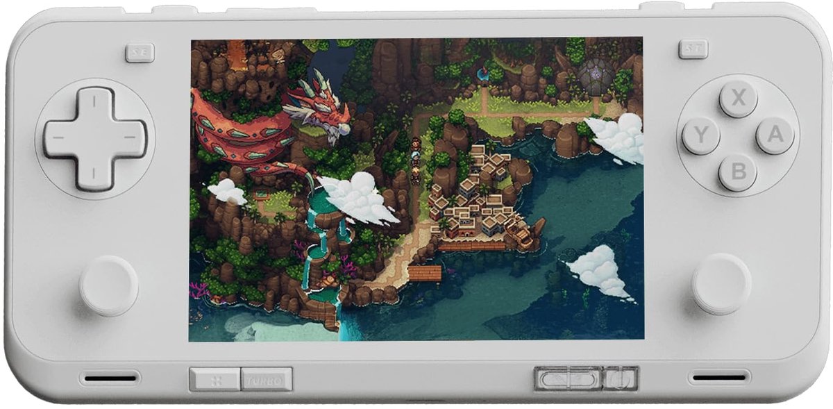 Handheld Gameconsole 4,5 Inch IPS - 16GB RAM - 512GB Opslag - Wit - Android 13 - Retro Gaming