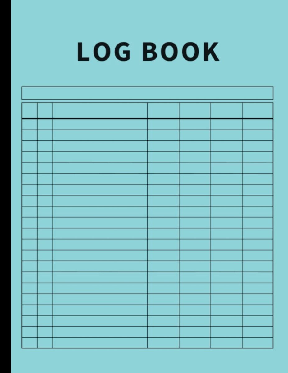 Log Book: Large Multipurpose with 7 Columns to Track Daily Activity, Time, Inventory and Equipment, Income and - ShopVlot