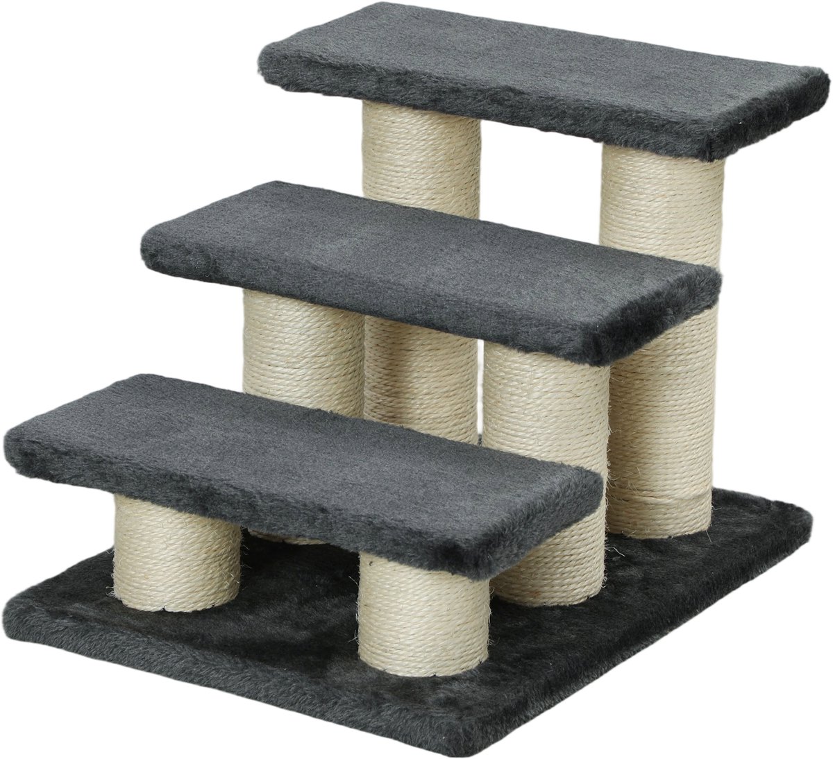 Hondentrap met 3 treden - Kattentrap - Huisdierentrap - Trapje - Opstapje - 34 cm