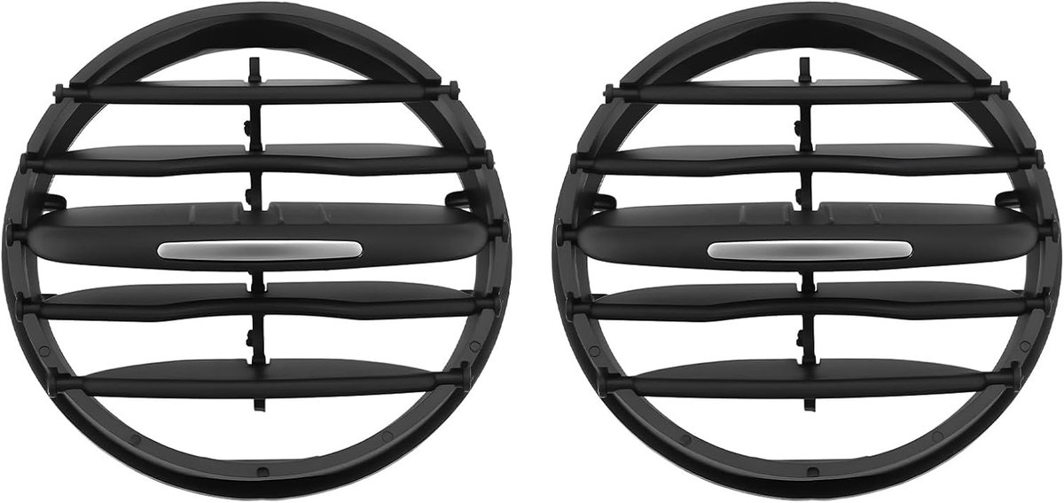 Dailygoods- Airconditioningventilatie Set van 2 - Vervangende Peddels - Geschikt voor Volkswagen Tiguan 2010-2017 - OEM 5N0819704/5N0819203 - Verbeterde Luchtstroom Controle - Luchtuitlaat