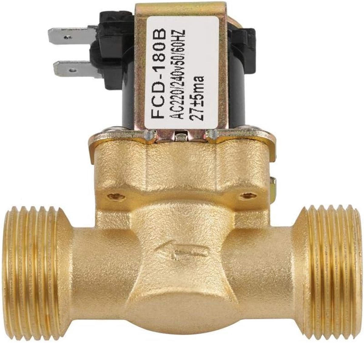 Solenoid valve 230V, water valve electric valve, solenoid valve water water valve electric G3/4 2-way water inlet N/c - ShopVlot