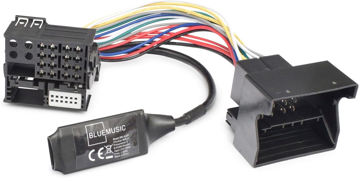 SnelShoppen - Bluetooth Muziekadapter voor Audi A4, A5, Q3, Q5 - Geschikt voor CHORUS, CONCERT, SYMPHONY Radio - Eenvoudige installatie, geen codering