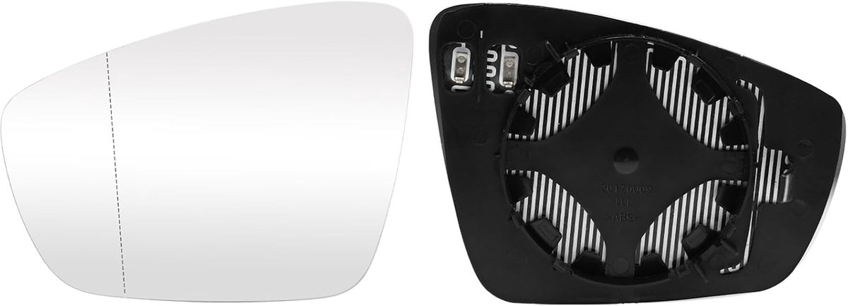 TTCR-II Replacement Mirror Compatible with VW Polo/UP Mirror Glass, VW Polo 6R 6C 2009-2016/VW UP 121 122 BL1 BL2 - ShopVlot