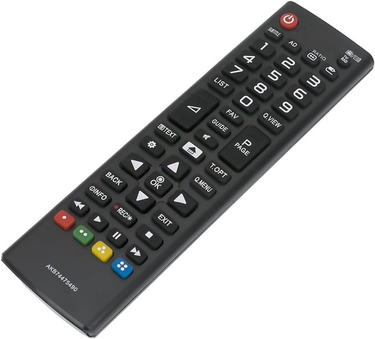 ALLIMITY AKB74475490 Remote Control Replacement for LG 32LH510B 32LH510U 32LH513U 32LH519U 32LH520U 32LH530V 43LH510V - ShopVlot